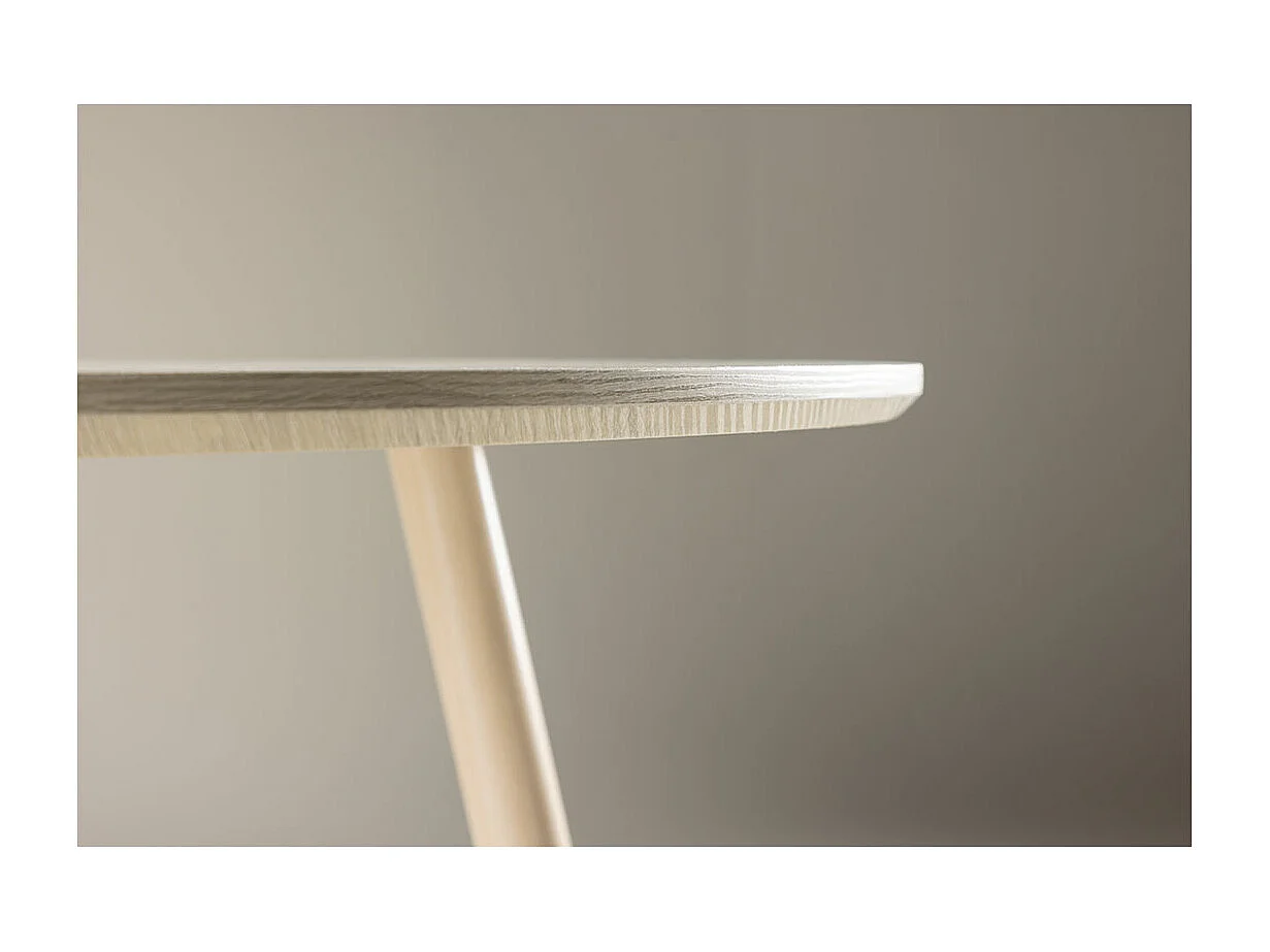 Table à Manger Design "Plaza" 100cm Naturel