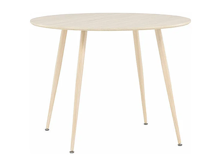 Table à Manger Design "Plaza" 100cm Naturel