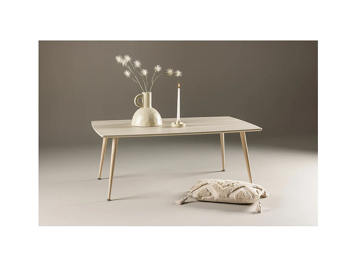 Table Basse Design "Plaza" 120cm Naturel