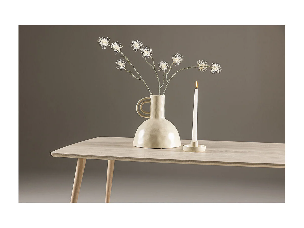 Plaza table basse whitewash.