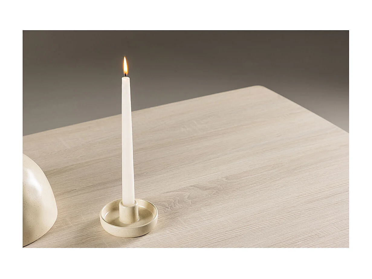 Plaza table basse whitewash.