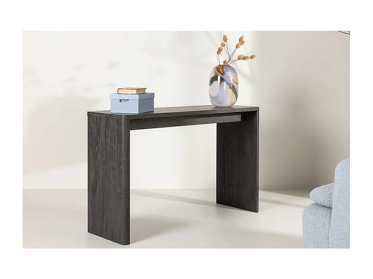 Console Design "Leknes" 120cm Marron Foncé