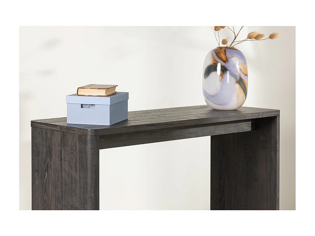 Console Design "Leknes" 120cm Marron Foncé
