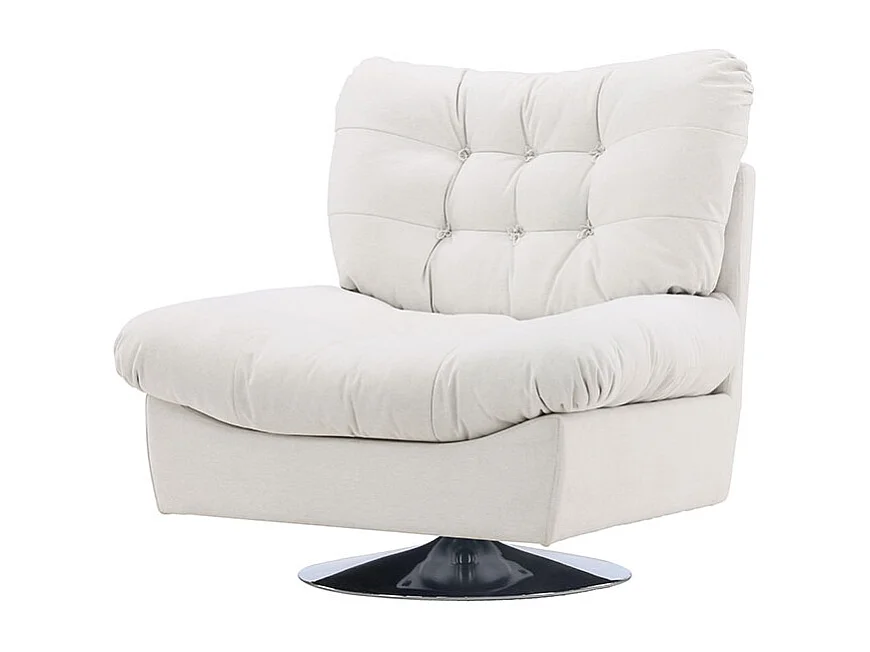 Florens fauteuil blanc cassé.