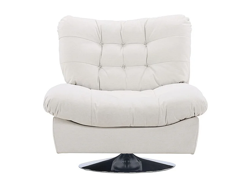 Florens fauteuil blanc cassé.