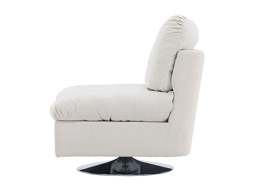 Florens fauteuil blanc cassé.