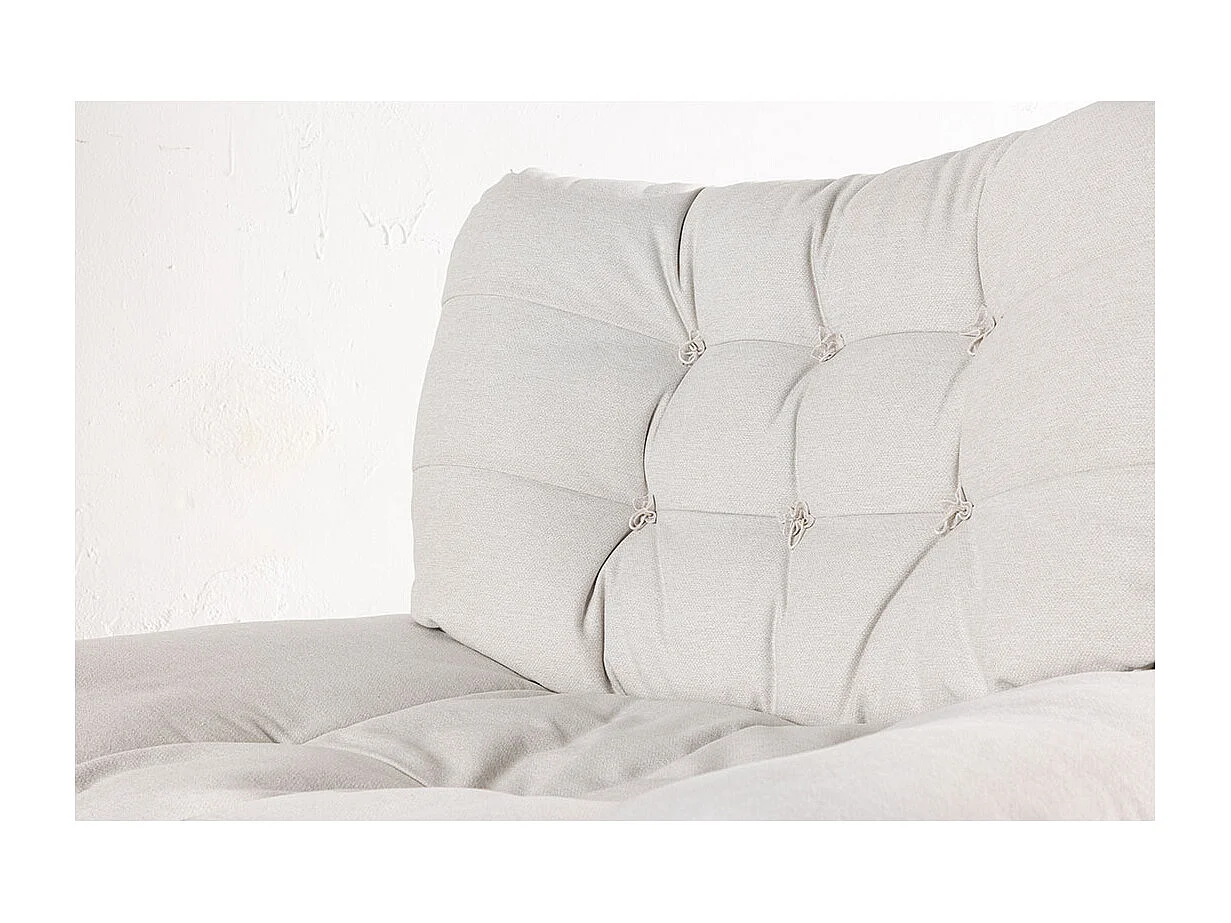 Florens fauteuil blanc cassé.