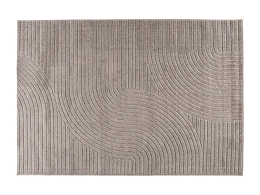 Vince vloerkleed 240x340 cm bruin.