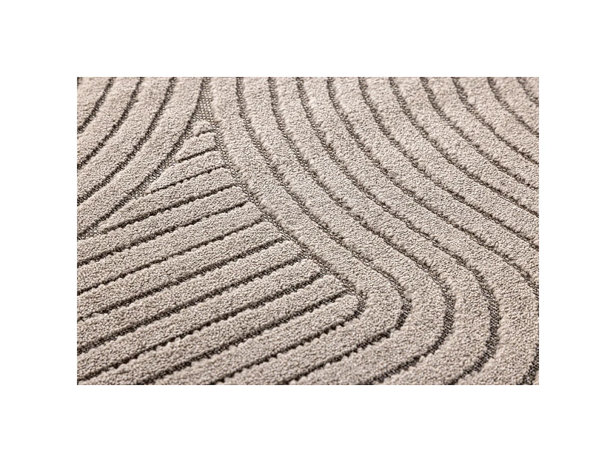 Tapis Déco "Vince Solar" 240x340cm Marron