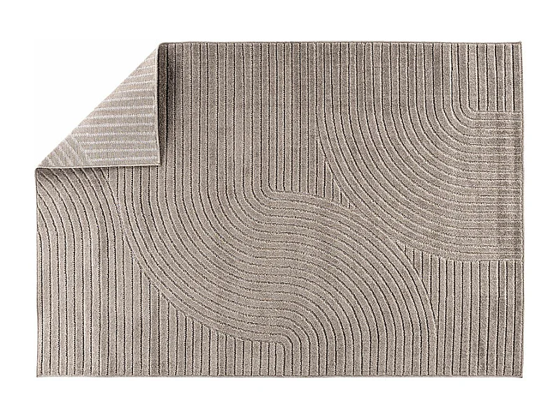 Tapis Déco "Vince Solar" 240x340cm Marron