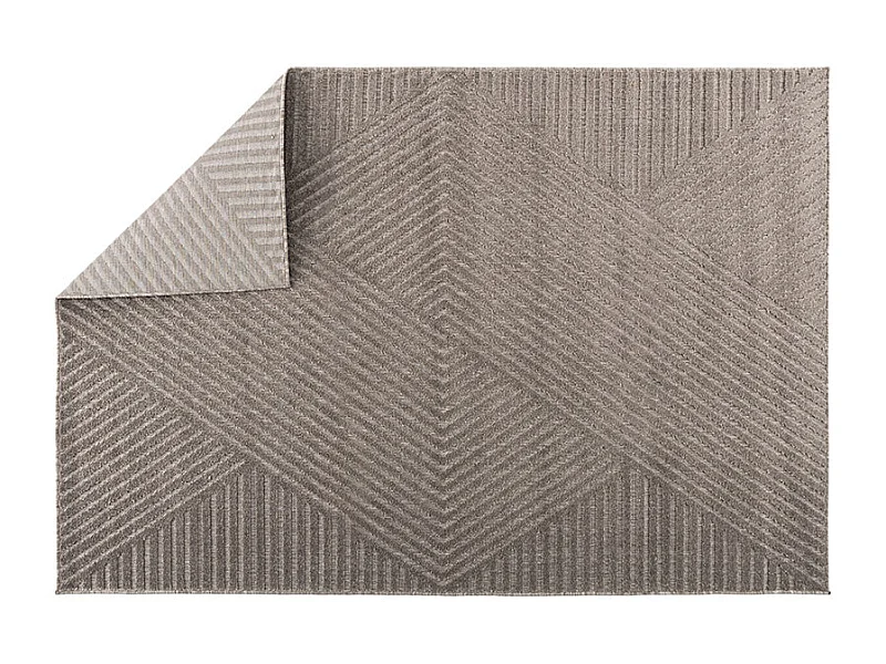 Tapis Déco "Aron Solar" 240x340cm Marron