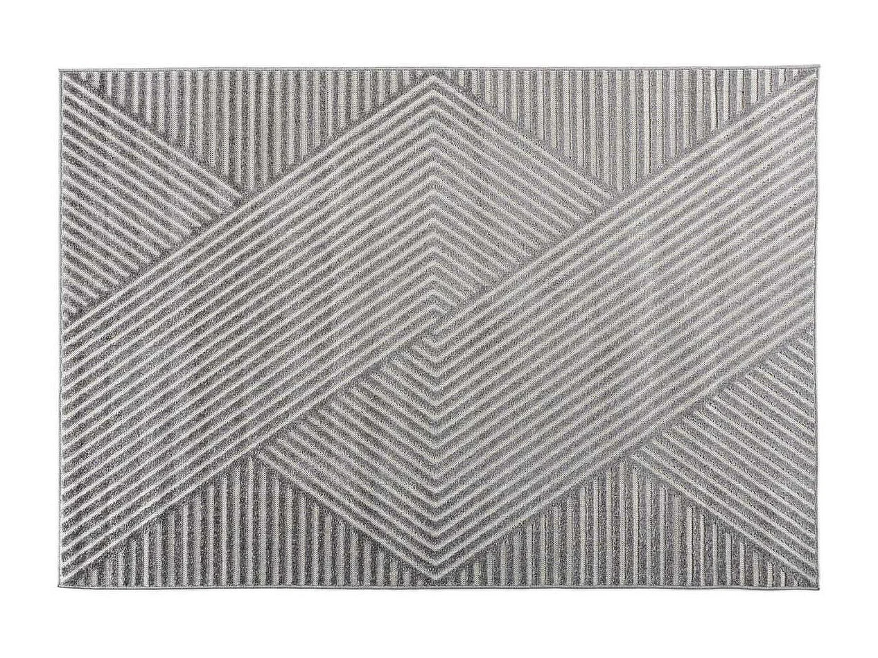 Tapis Déco "Aron Solar" 240x340cm Gris