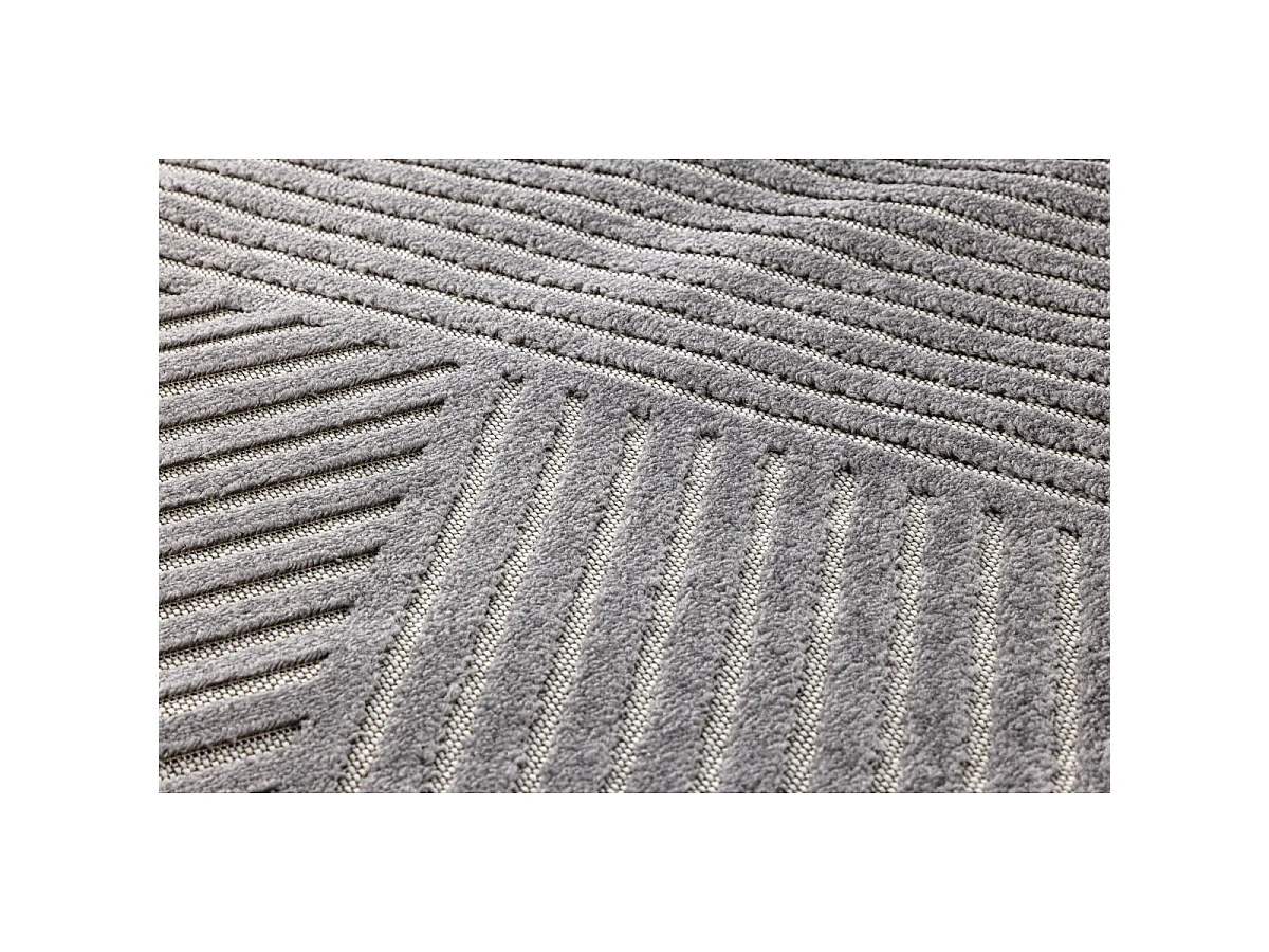 Tapis Déco "Aron Solar" 240x340cm Gris