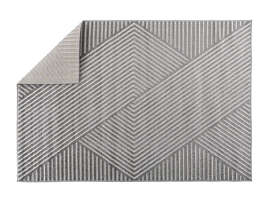 Aron tapis 160x230 cm gris.