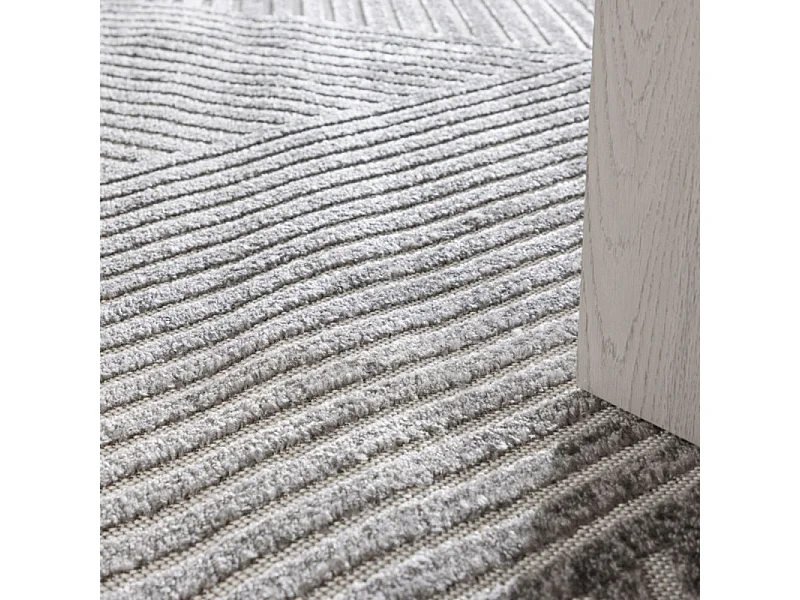 Aron tapis 160x230 cm gris.