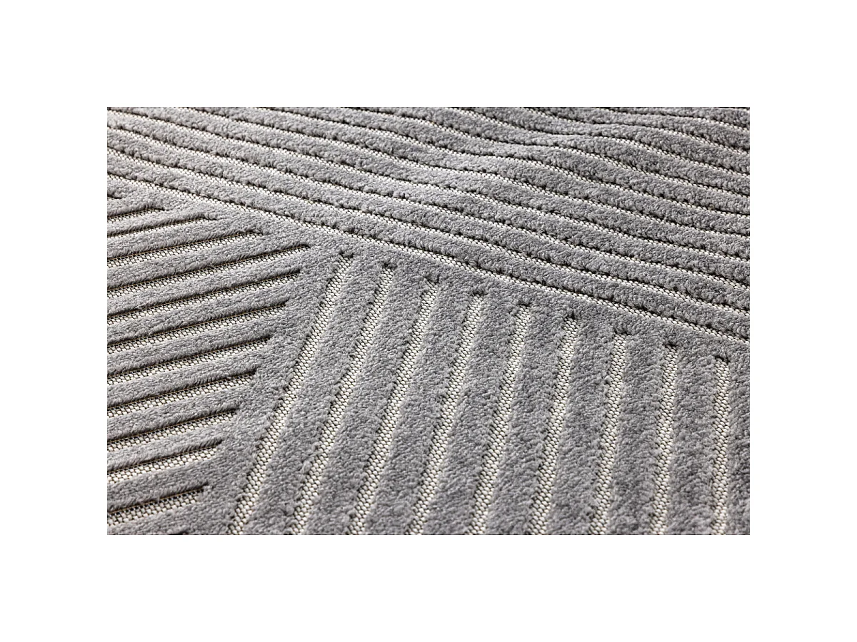 Aron Teppich 160x230 cm grau.