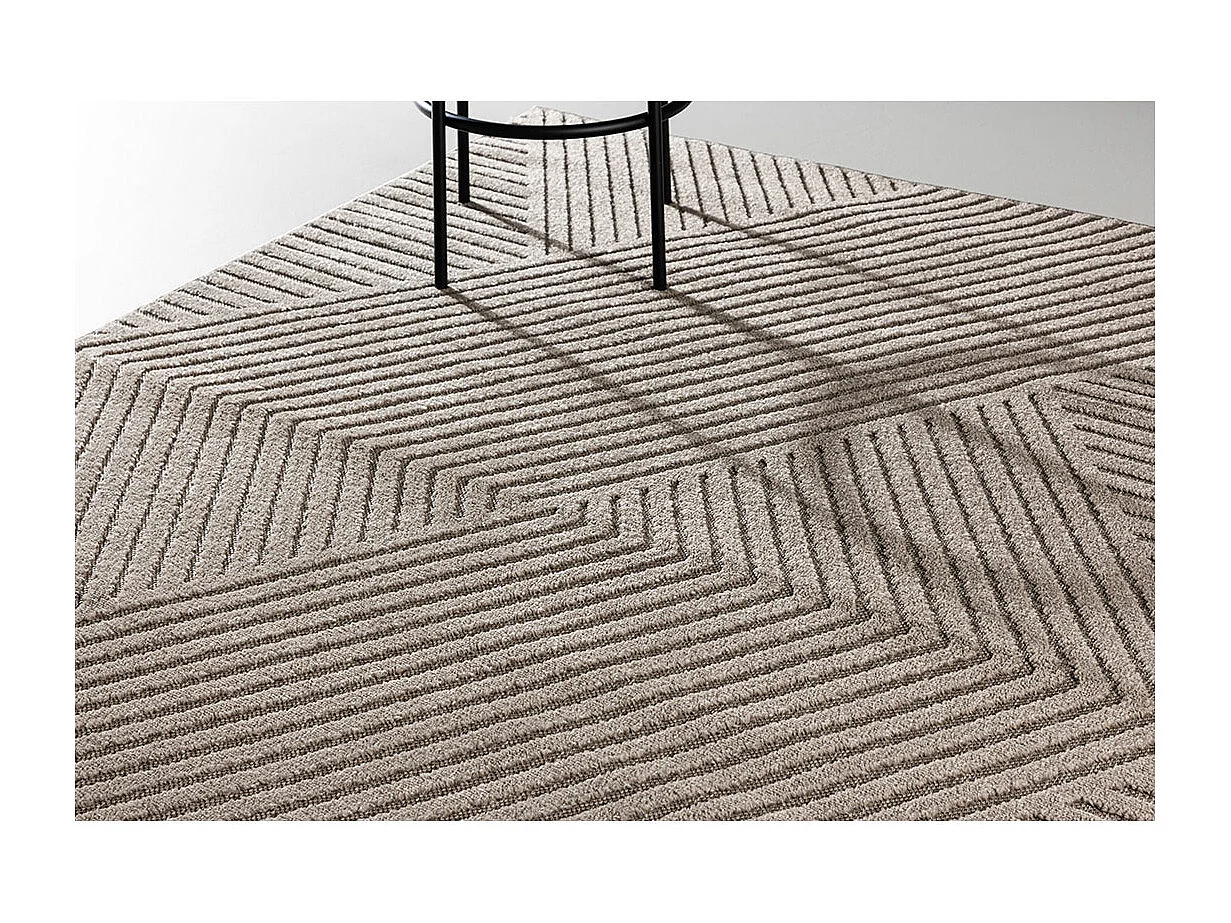 Tapis Déco "Aron Solar" 160x230cm Marron