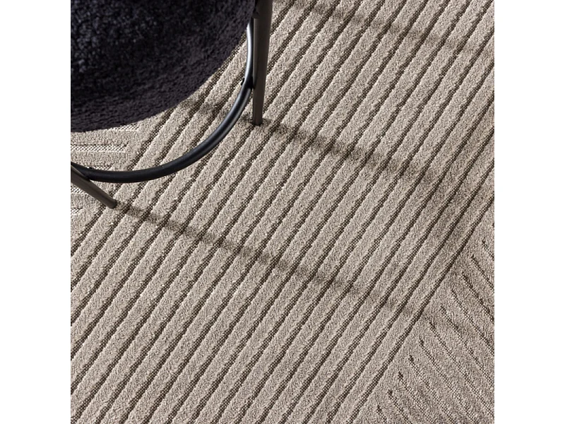 Tapis Déco "Aron Solar" 160x230cm Marron