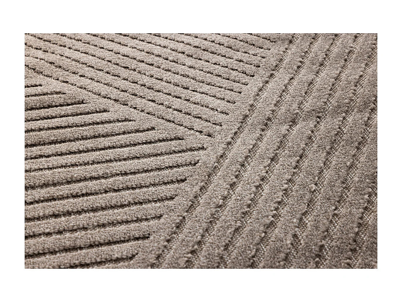 Tapis Déco "Aron Solar" 160x230cm Marron