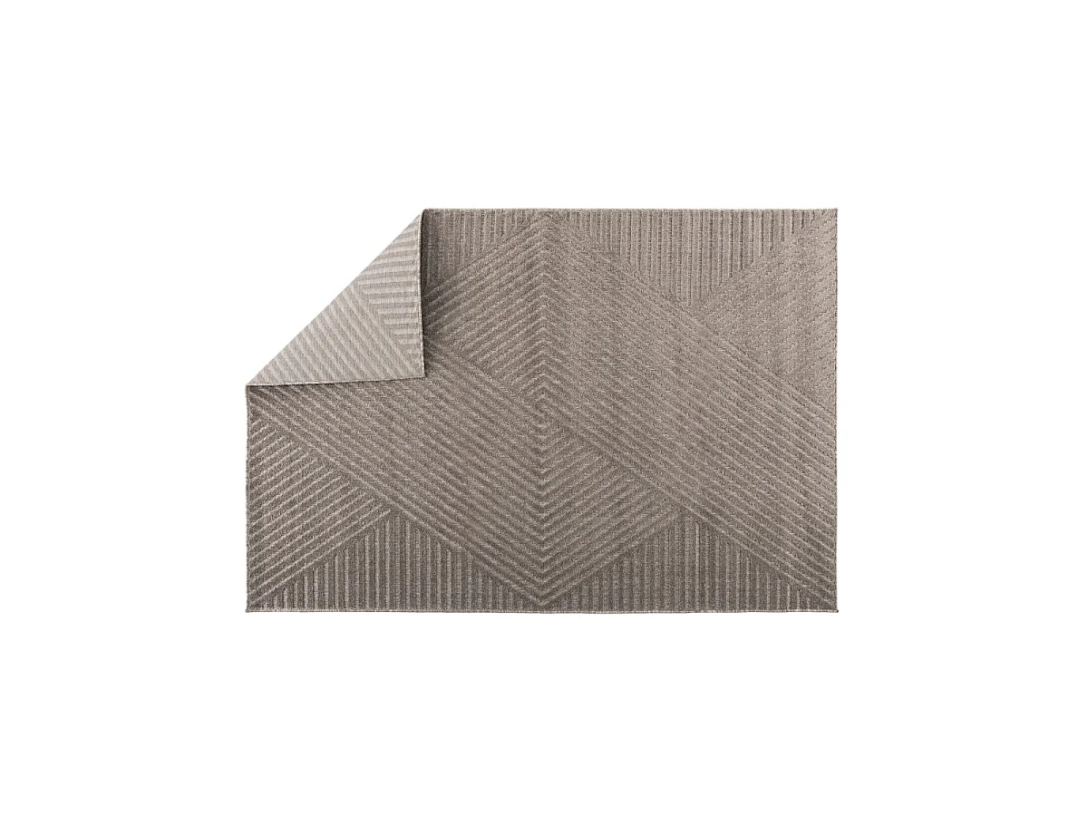 Aron Teppich 160x230 cm braun.