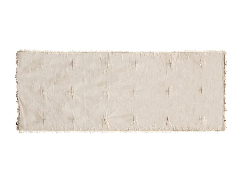 Matelas de Sol Déco "Rivi" 60x180cm Ivoire