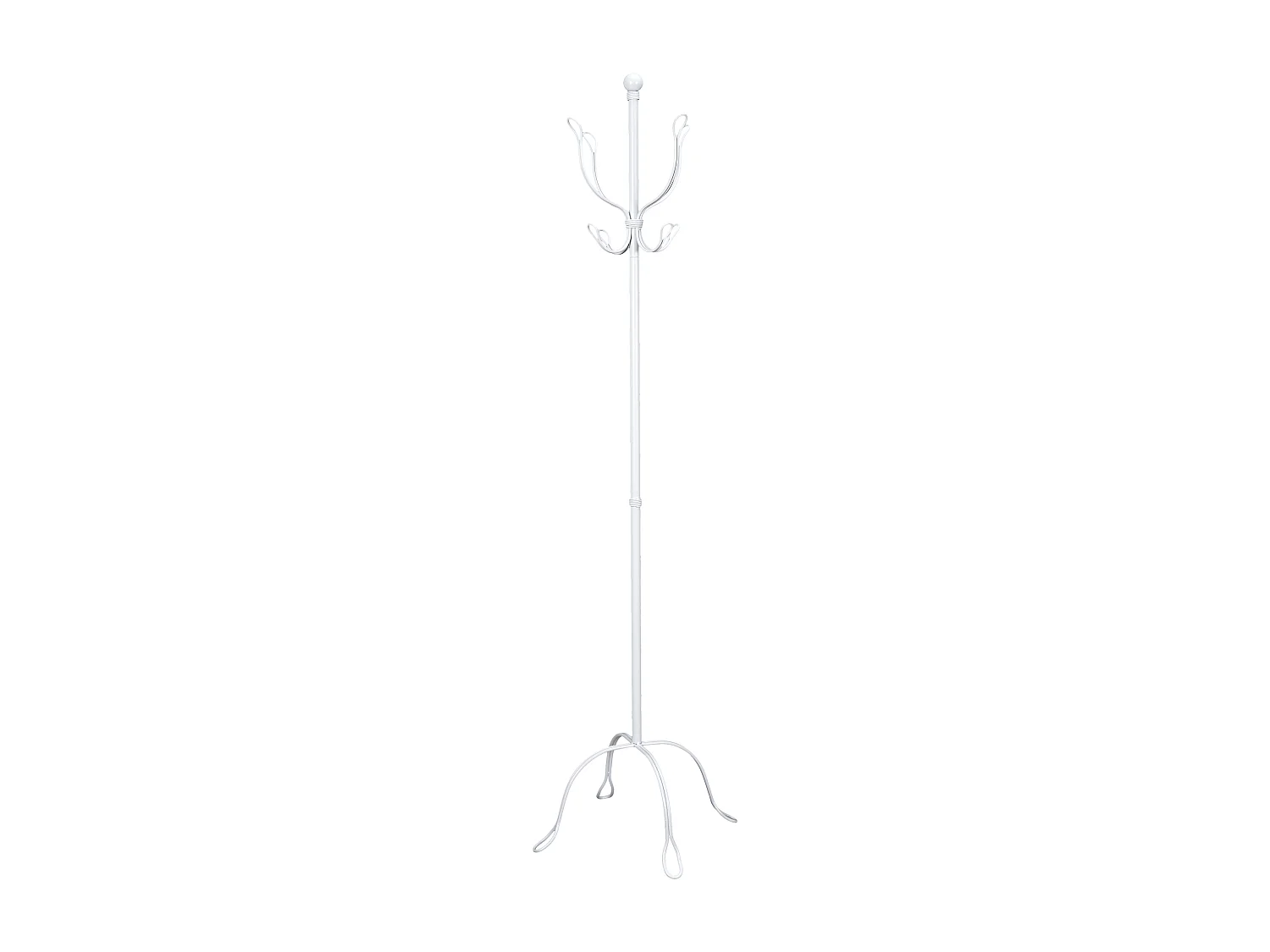 Portemanteau Vintage Metal Blanc Blanc