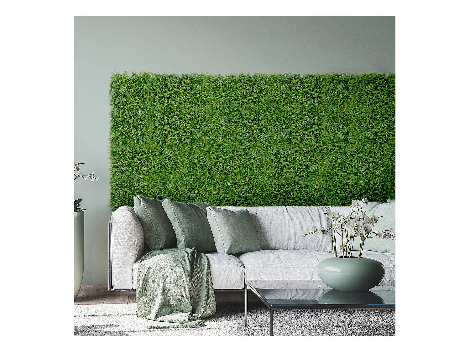 Mur Vegetal Artificiel 60x40cm Vert