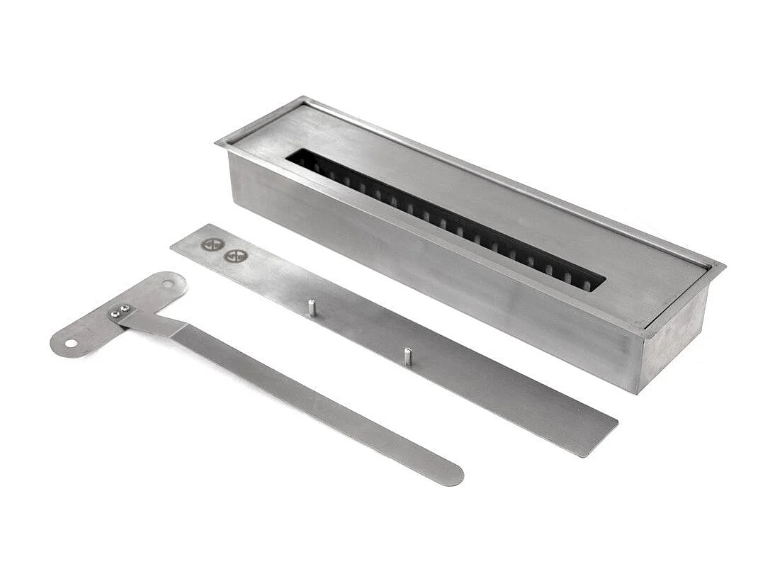 Cheminée bioéthanol Paris cheminée bio au sol en bois blanc L123xP39xH100