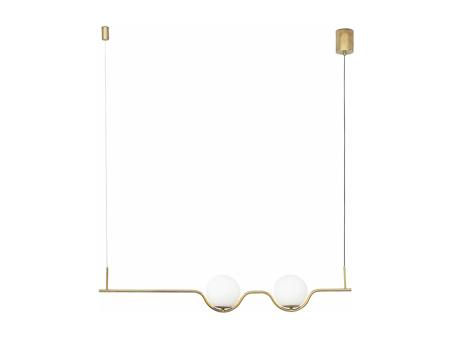 LE VITA Lampe à suspension dorée