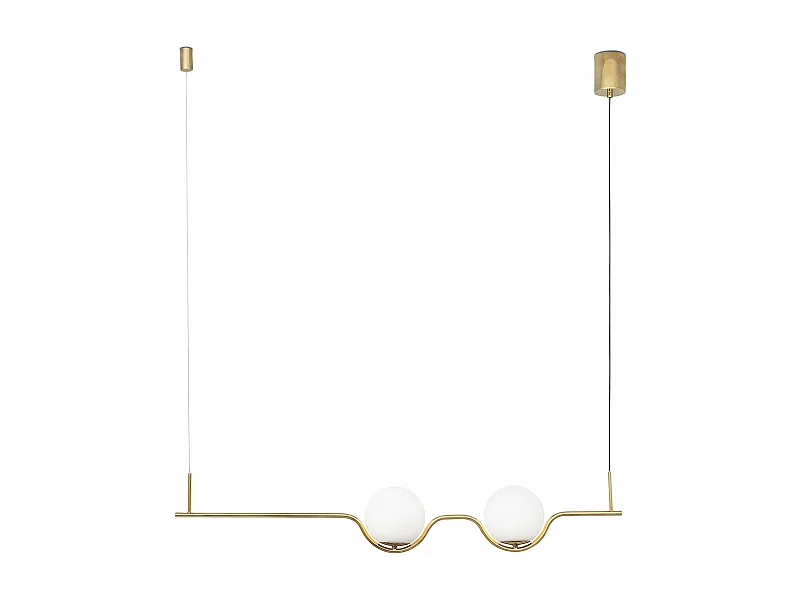 LE VITA Lampe à suspension dorée