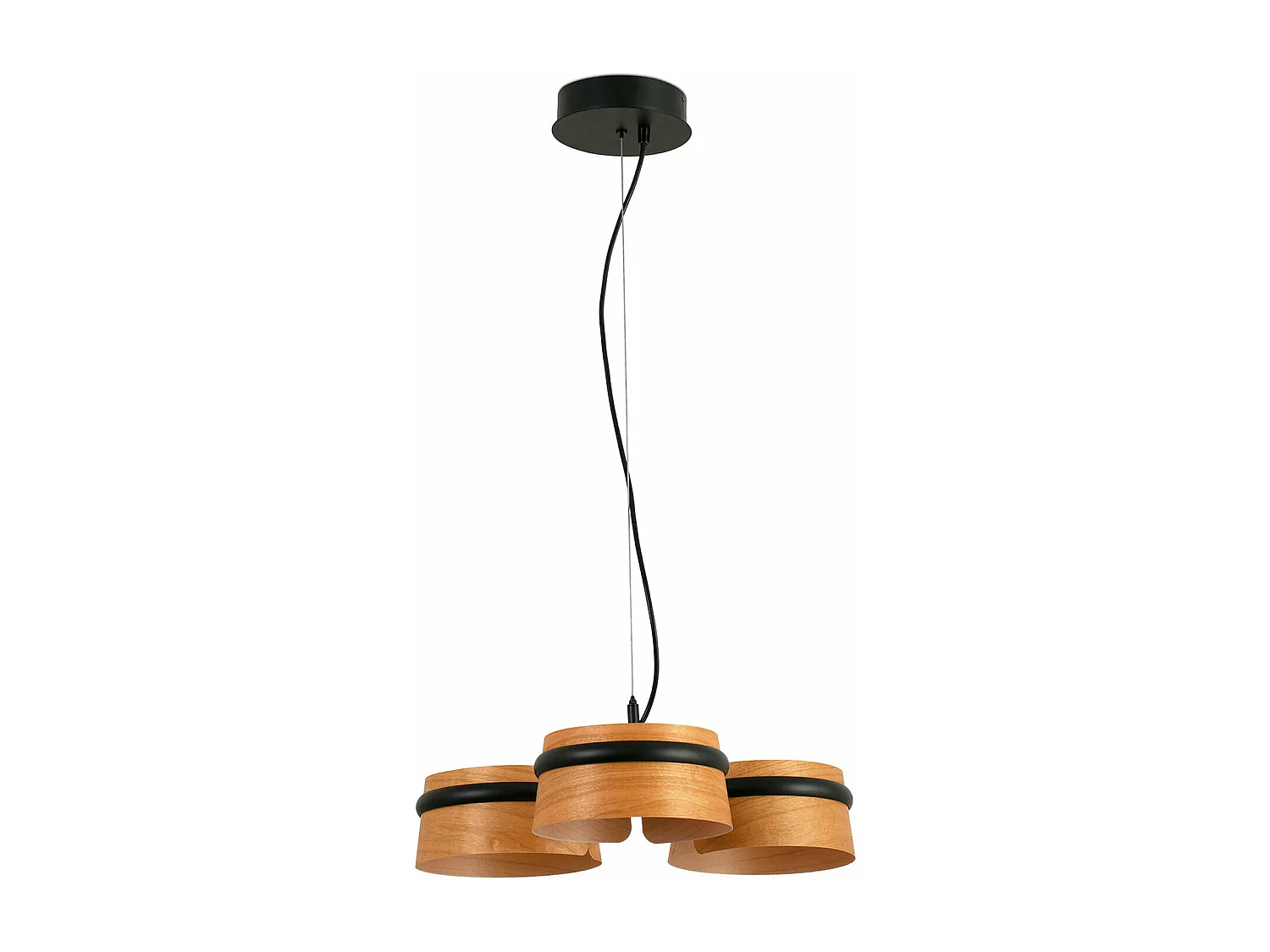 LOOP Lampe à suspension noire