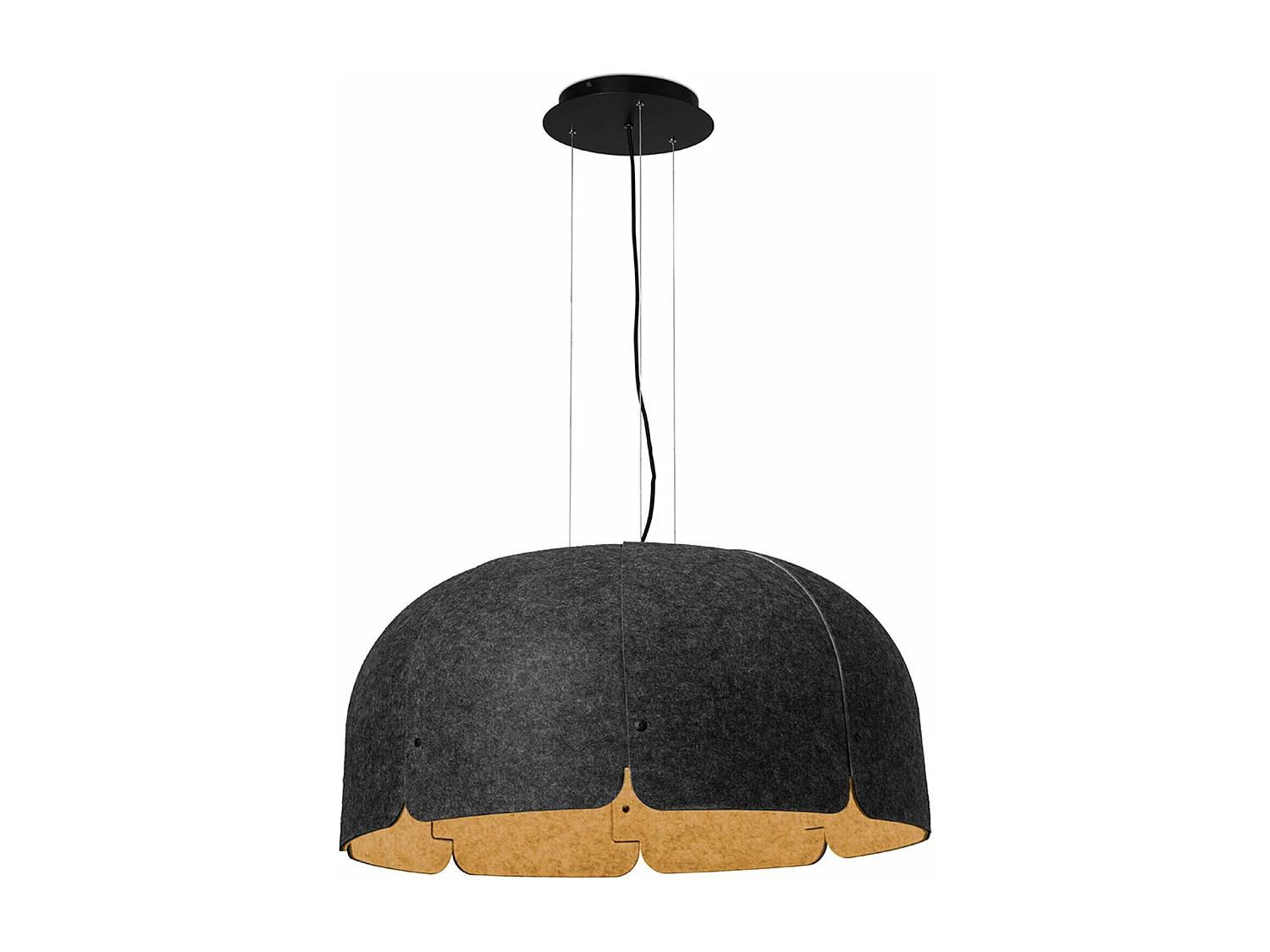 MUTE Lampada sospensione marrone e grigio scuro dimmable 4000K