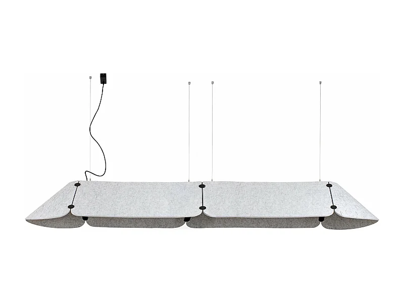 FONOVIA 2400 Graue Hängeleuchte 50W 4000K