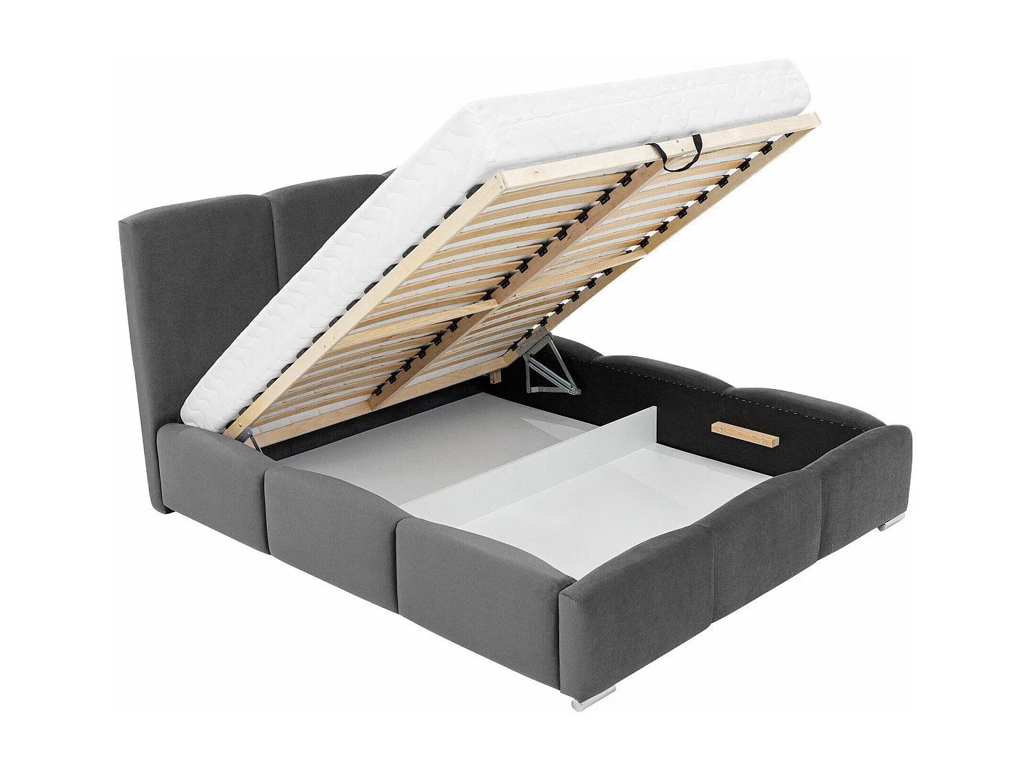 Cama Comfivo 383, Casal, Verde, Tecido, Estrados de cama, 16x22x11cm