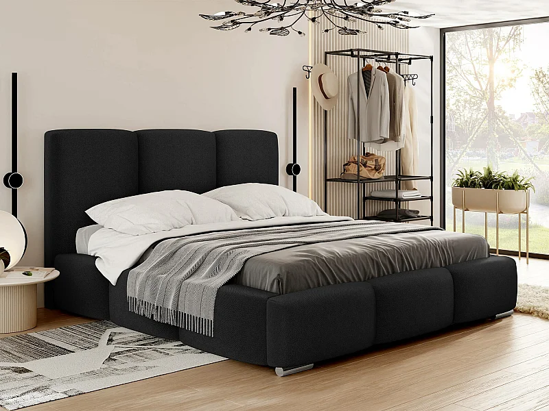 Cama Comfivo 383, Doble, Gris, 140x200, Tapiz, Somieres, 160x222x112cm
