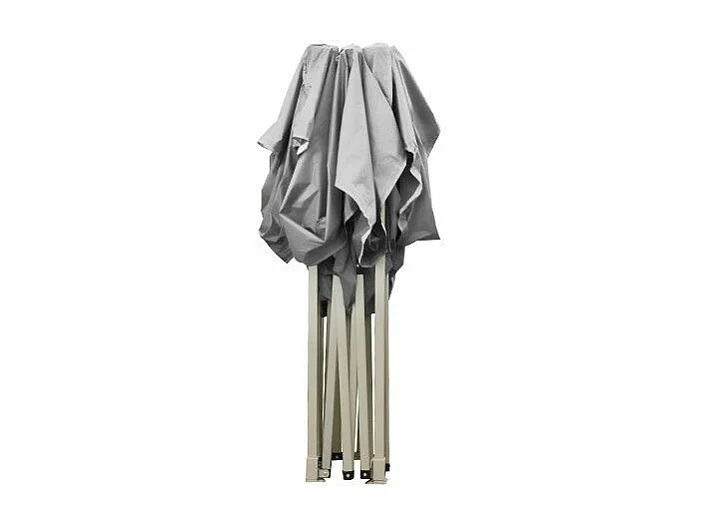 Gazebo pliant pliable 3 X 3 Blanc recouvert de PVC imperméable EXPO