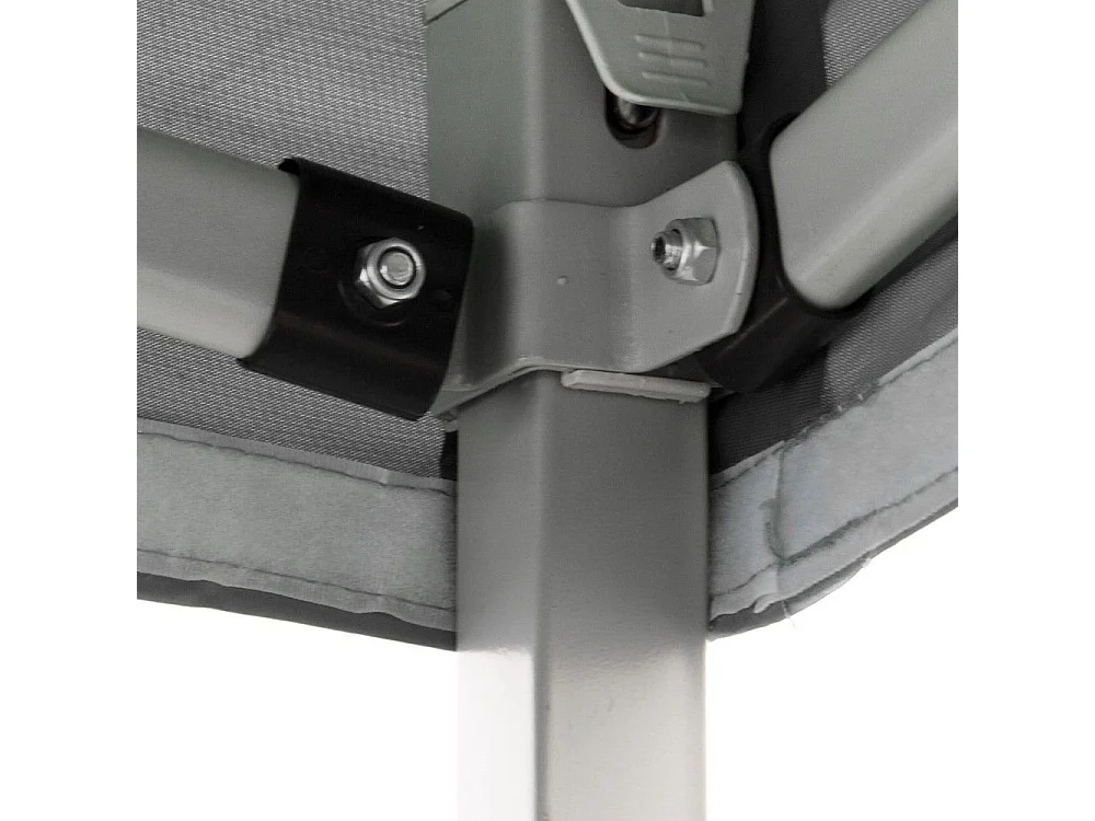 Altana składana 3 X 6 biała pokryta wodoodpornym PVC