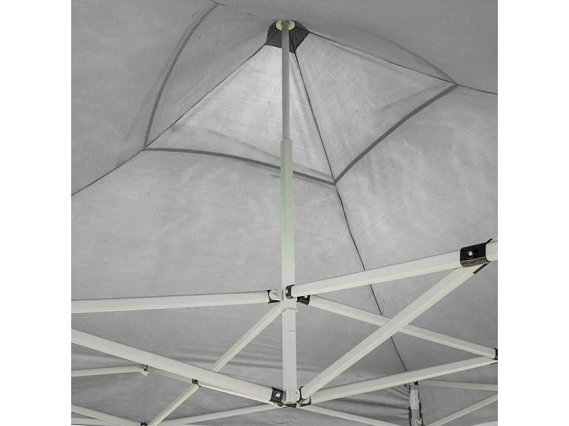 Opvouwbaar vouwtent 3 X 6 Wit bekleed met waterdicht PVC