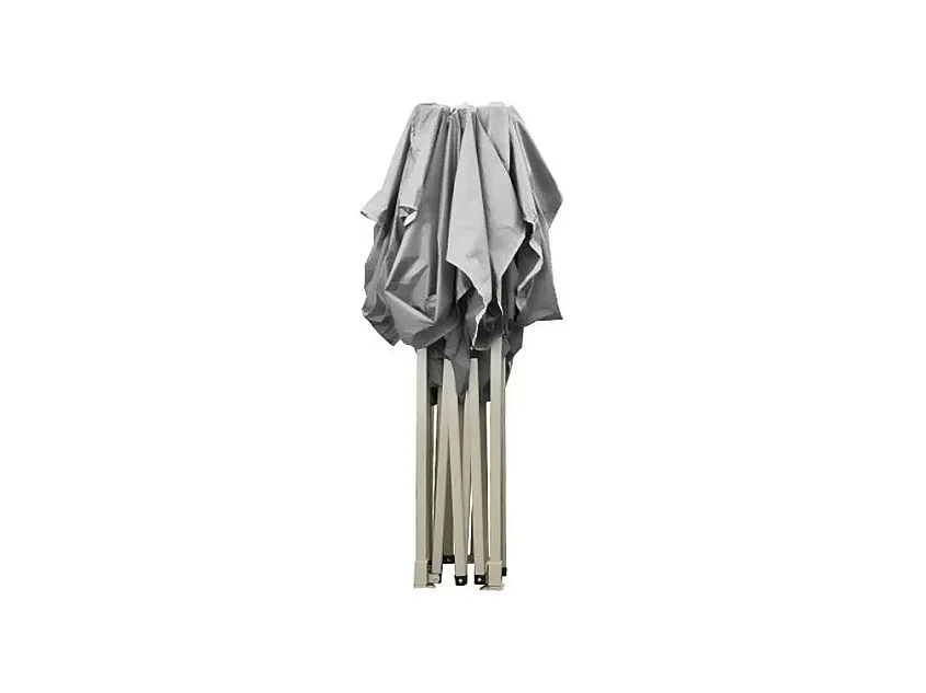 Gazébo pliant pliant 2X2 Blanc recouvert de PVC imperméable
