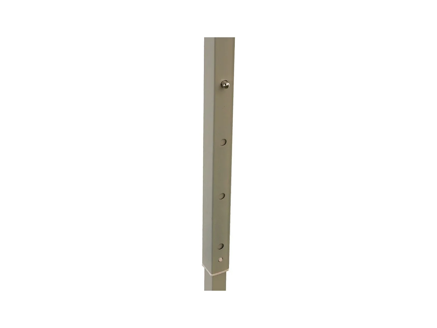 Gazébo pliant pliant 2X2 Blanc recouvert de PVC imperméable