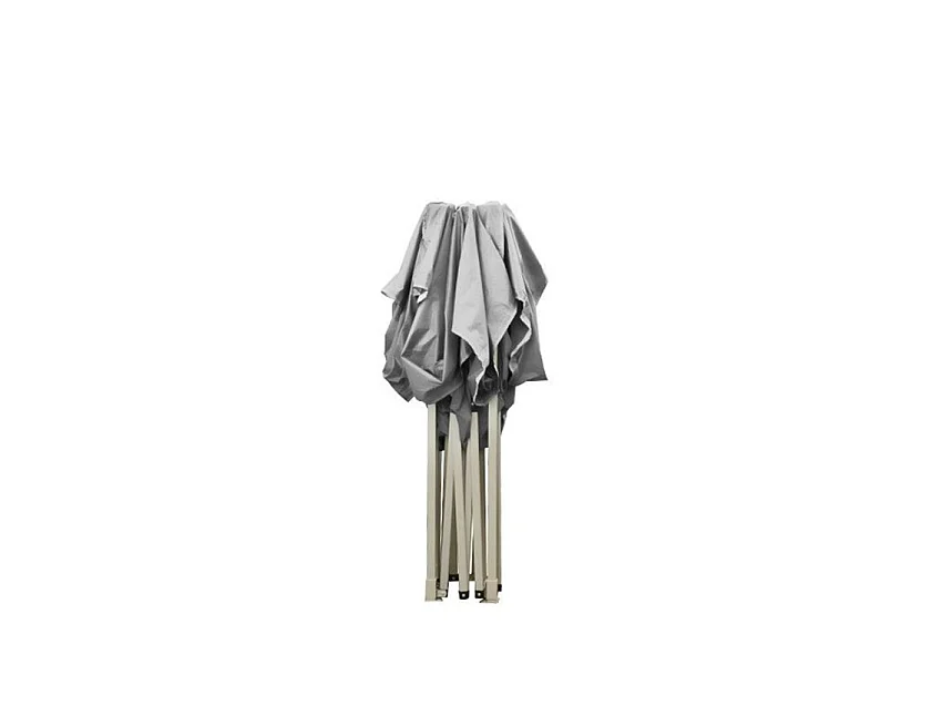 Gazébo pliant pliant 2X2 Blanc recouvert de PVC imperméable