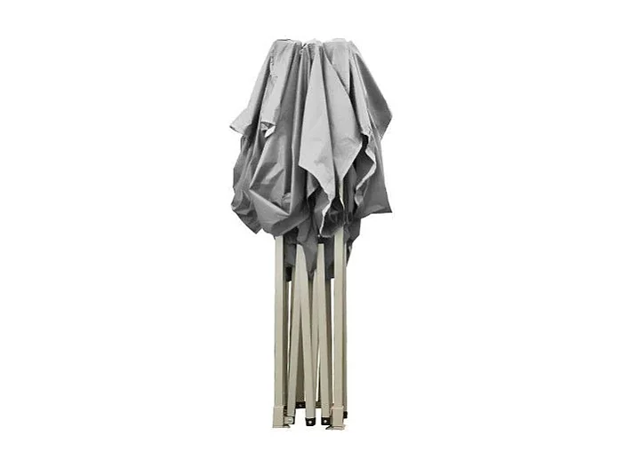 Faltbarer Faltpavillon 2X2 Weiß mit wasserdichtem PVC überzogen