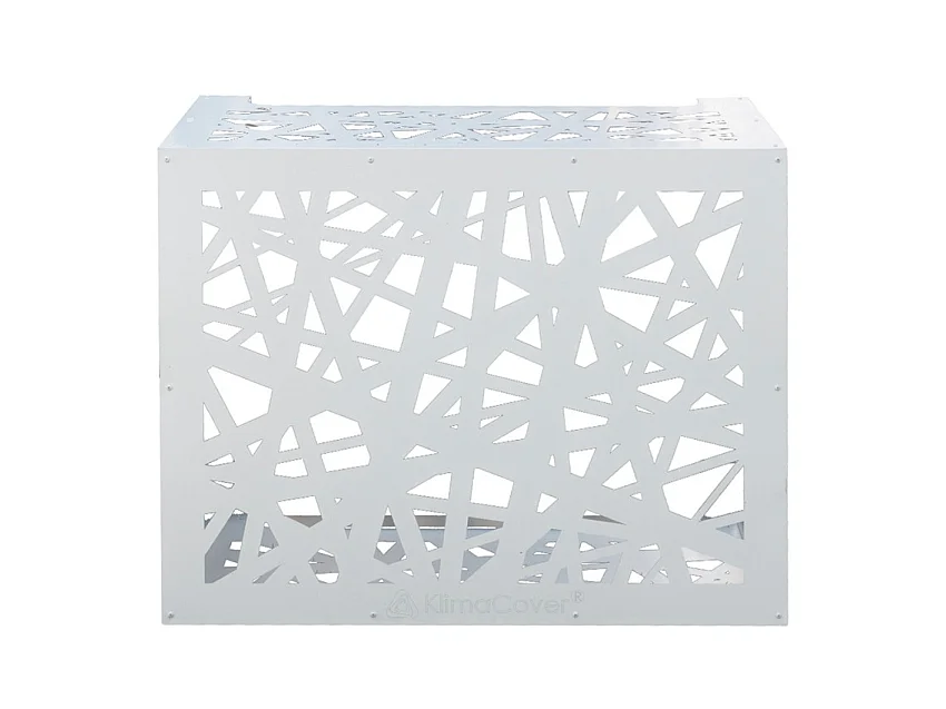 Cache climatiseur pour climatiseur ARTIST M Blanc en aluminium L86 x P44 x H68 cm