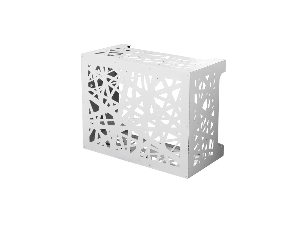 Capa de ar condicionado para ar condicionado ARTIST M Branco em alumínio C86 x P44 x A68 cm