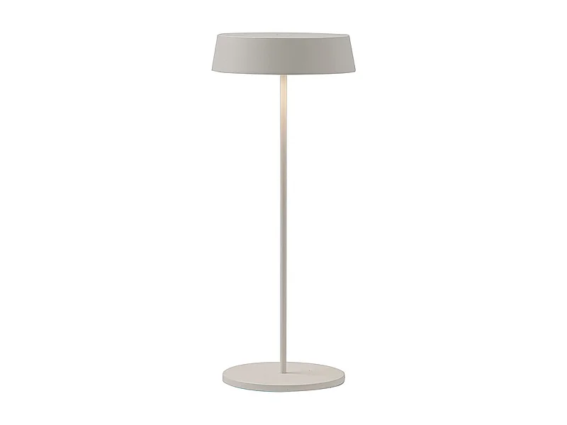 Lampe de table LED rechargeable et dimmable Inemuri Blanche