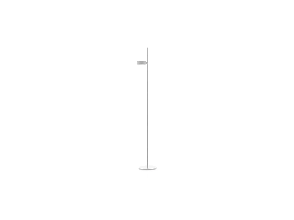 Zafferano SUPER O Lampadaire LED blanc rechargeable et dimmable 2 modules lumineux