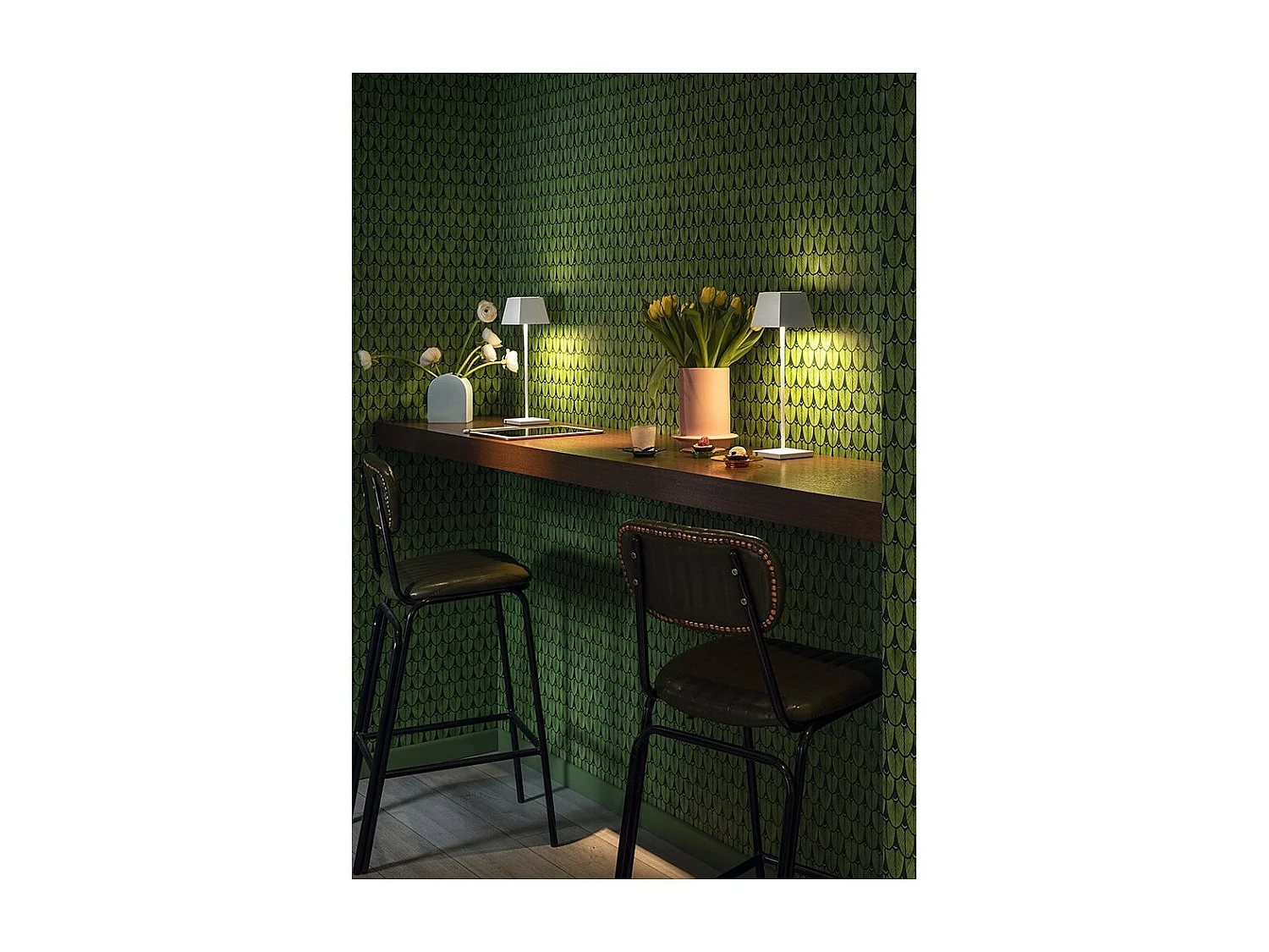 Siesta Verde Bosco przenośna i ładowalna lampa stołowa LED IP54