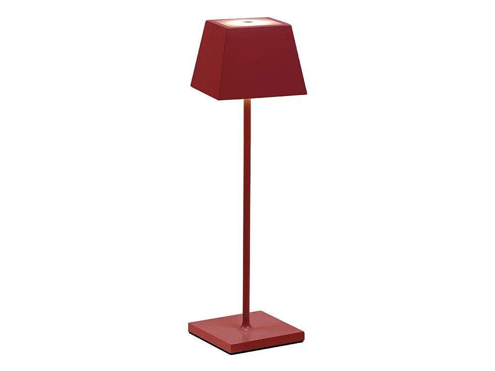 Siesta Red przenośna i ładowalna lampa stołowa LED IP54