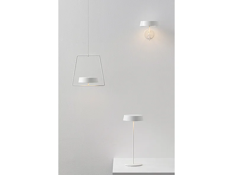 Lampe de table LED rechargeable et dimmable Inemuri Distant Blue USB Touch avec 12h d'autonomie