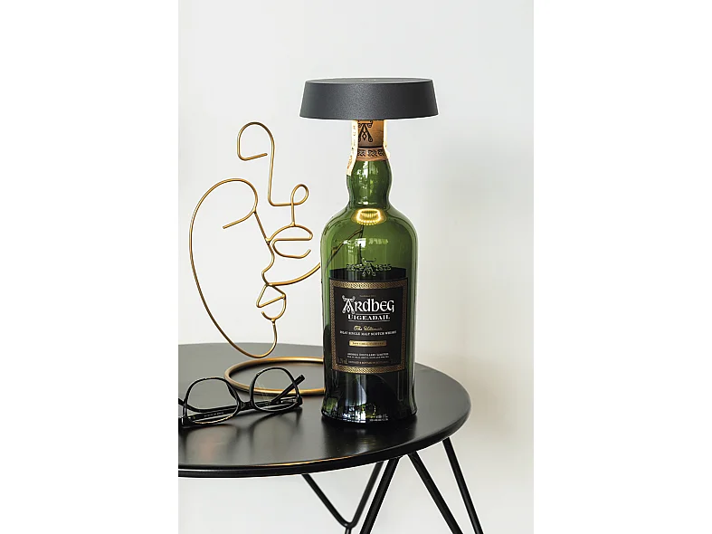 Lampe de table LED rechargeable et dimmable Inemuri Distant Blue USB Touch avec 12h d'autonomie